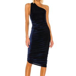 ALIX NYC, Celeste Velvet Dress in Midnight Blue, Size NWT